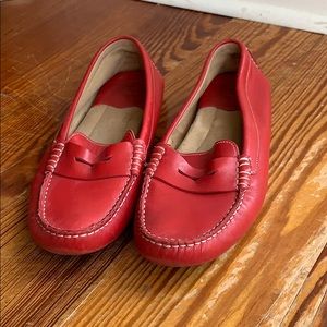 Johnston and Murphy red Moccasins